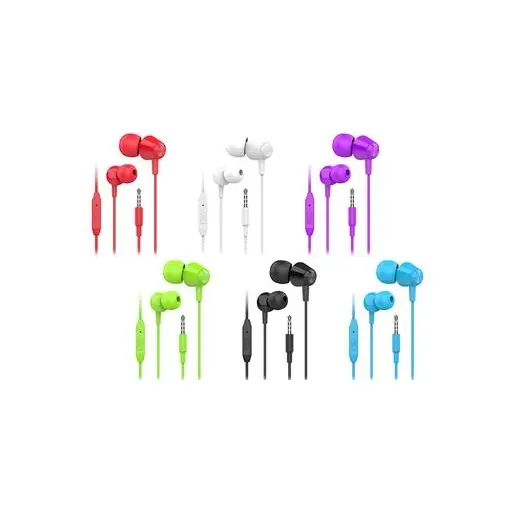 S-link SL-STK10 30lu stand set 8-Beyaz+8-Siyah+5-Krımızı 3-Mor+3-Mav +3-Yeşil Kulak İçi Mikrofonlu 