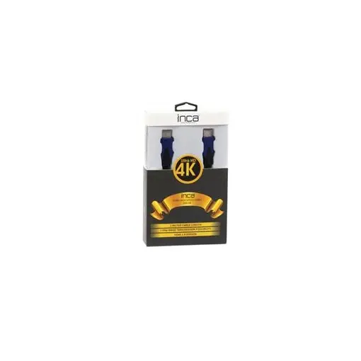 Inca IHH-04 HDMI To HDMI 2.mt 1.4 3D Altın Uçlu Bilisterli (2160P ve 1080P FULL HD) yüzde 100 Bakır 
