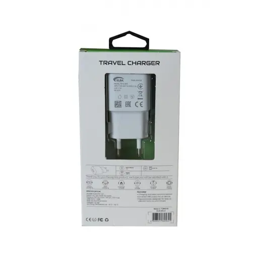 Elba Elb09 5W 2.1A Hızlı Şarj Akıllı Koruma Usb EV Şarj Kafa 