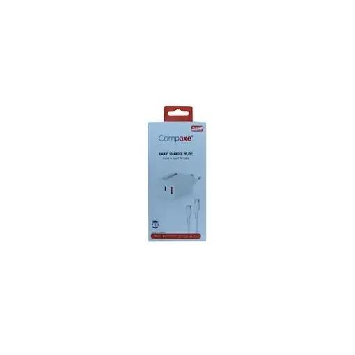 Compaxe CTA-350TT  35W 5V 3A PD-QC+ Type-C To Type-C  Şarj Kablosu