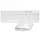Everest KM-7500 Beyaz Kablosuz Q Multimedia Klavye + Mouse Set