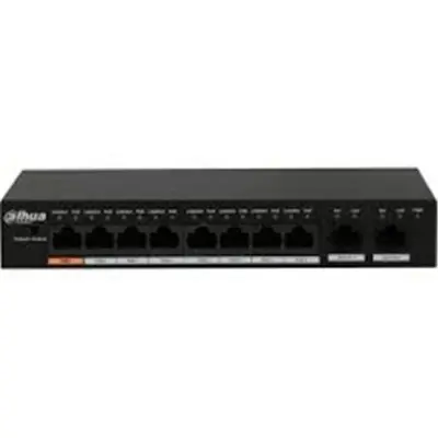 Dahua PFS3010-8ET-65 8 Port Poe 65W 2FE Uplink Switch 
