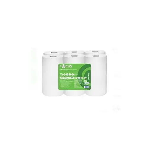 Focus 50004347 Optimum Jumbo Hareketli Quick Kağıt Havlu 80 Metre 6 Adet