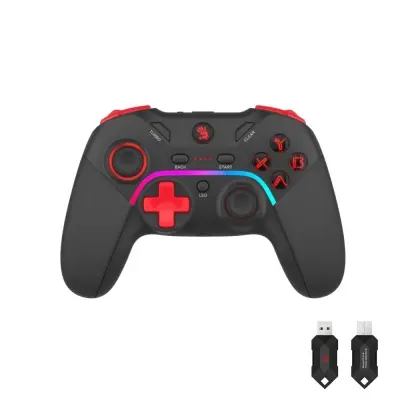 A4 Tech Bloody Gpw70 Rgb 2.4Ghz Kablosuz&Usb Pc Android Switch Ps3 Sports Black Siyah GamePad