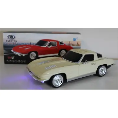 EVERTON RT-1956 Bej Arabalı  Bluetooth Fm-Usb-Tf-Aux Şarjlı Nostaljik Radyo