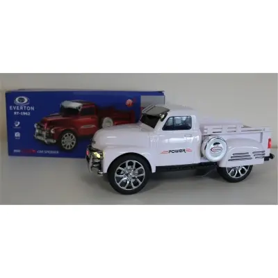 EVERTON RT-1962 Beyaz Arabalı  Bluetooth Fm-Usb-Tf-Aux Şarjlı Nostaljik Radyo