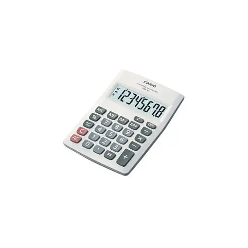 Casio MW-5V-WE 8 Hane Beyaz Masa Üstü Hesap Makinesi