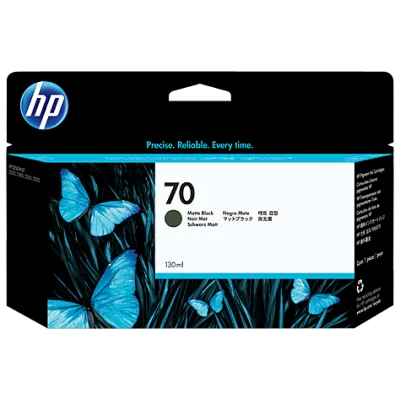HP C9448A (70) MAT SIYAH 130 ML GENIS FORMAT MUREKKEP KARTUSU