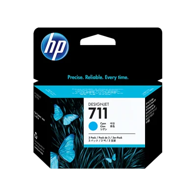 HP CZ134A (711) CAMGOBEGI 3 LU PAKET 29 ML GENIS FORMAT MUREKKEP KARTUSU