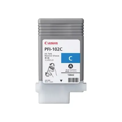 CANON 0896B001 PFI-102C MAVI KARTUS (130 ML)LP17/LP24 /IPF 500/IPF 510/IPF 600/IPF 605/IPF 610/IPF 650/IPF 655/IPF 700/IPF 710/IPF 720/IPF 750/IPF 755/IPF 760/IPF 765