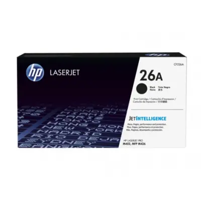 HP CF226A (26A) SIYAH TONER 3.100 SAYFA