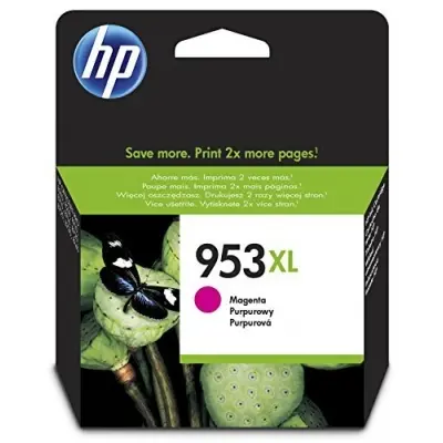 HP F6U17AE (953XL) MACENTA YUKSEK KAPASITELI MUREKKEP KARTUSU 1.600 SAYFA