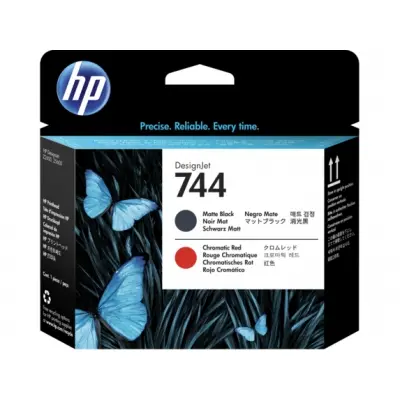 HP F9J88A (744) MAT SIYAH VE KIRMIZI BASKI KAFASI