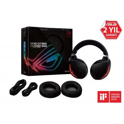 ASUS ROG STRIX FUSION 300 LED PC PS4 MAC uyumlu 7.1 Oyuncu Kulakligi