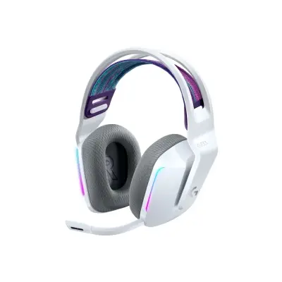 LOGITECH G G733 LIGHTSPEED RGB KABLOSUZ 7.1 SURROUND SES OYUNCU KULAKLIĞI BEYAZ 981-000883