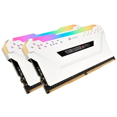 CORSAIR CMW16GX4M2C3600C18W 16GB (2X8GB) DDR4 3600MHz CL18 VENGEANCE RGB PRO SOĞUTUCULU BEYAZ DIMM BELLEK
