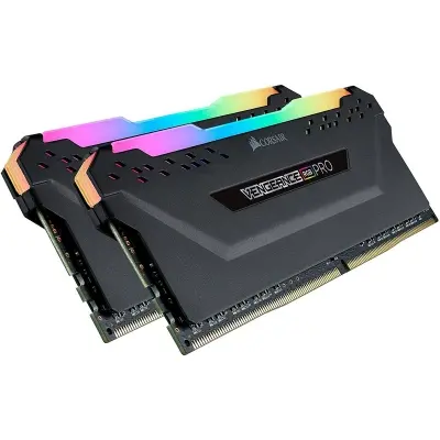 CORSAIR CMW16GX4M2Z4000C18 16GB (2x8GB) DDR4 4000 MHz C18 VENGEANCE RGB PRO DIMM BELLEK BLACK