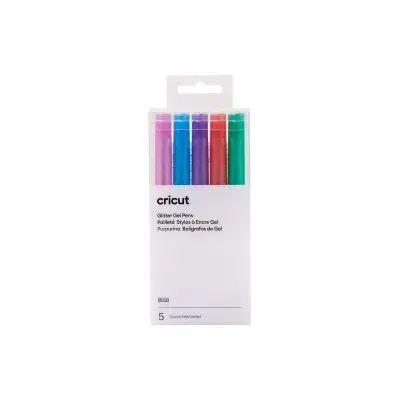 CRICUT 2004026 EXPLORE MAKER ORTA UÇLU JEL KALEM SETİ 5Lİ PAKET PARLAK