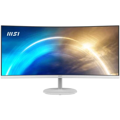 MSI 34 PRO MP341CQW 3440x1440 (UWQHD) 21:9 CURVE 1500R VA 100HZ 1MS FREESYNC BEYAZ MONITOR