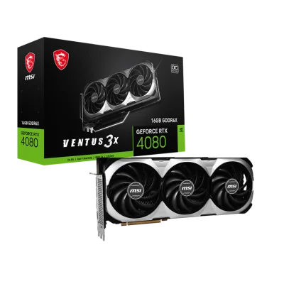 MSI VGA GEFORCE RTX 4080 16GB VENTUS 3X OC RTX4080 16GB GDDR6X 256B DX12 PCIE 4.0 X16 (3XDP 1XHDMI)