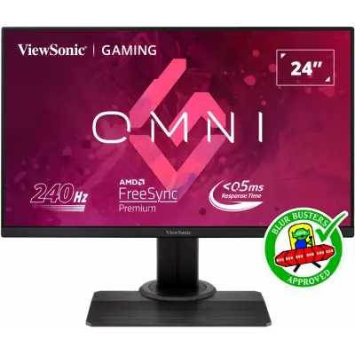 VIEWSONIC XG2431 GAMING MONITOR 23.8 0.5MS MPRT 240HZ FAST IPS 1920X1080 FHD 230 HDMI DP 16:9 80M:1 16.7M HOPARLOR 3 KENAR CERCEVESIZ FREESYNC PREMIUM FLICKER FREE MAVI ISIK FILTRESI TILT SWIVEL PIVOT YUKSEKLIK AYARI VESA BLUR BUSTER 2.0 SERTİFİKASI