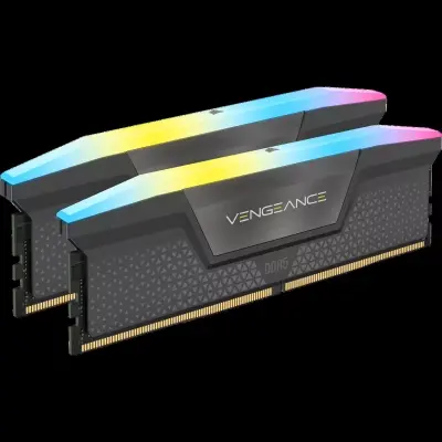 CORSAIR CMH32GX5M2B6000Z30K 32GB (2x16GB) DDR5 6000MT/sn C30 VENGEANCE RGB BLACK AMD EXPO BELLEK KITI