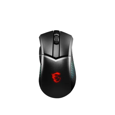 MSI GG CLUTCH GM51 LIGHTWEIGHT 85 GRAM ESPORTS WIRELESS GAMING MOUSE MAX 26000 DPI 1MS PIXART PAW-3395 OPTIK SENSOR OMRON SWITCH RGB