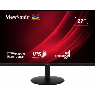 VIEWSONIC VG2709-2K-MHD WORKPRO MONITOR 27 5ms 75Hz IPS 2560x1440 2K 250 HDMI DP 16:9 50M:1 16.7M HOPARLOR 3 KENAR CERCEVESIZ FLICKER FREE MAVI ISIK FILTRESI TILT SWIVEL PIVOT YUKSEKLIK AYARI VESA ENERGY STAR