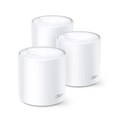 TP-LINK DECO X60 3-PACK AX5400 MBPS TUM EV MESH WI-FI 6 SİSTEMİ (UCLU PAKET)