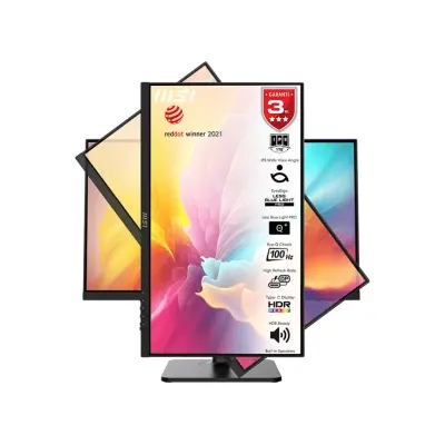 MSI 23.8 MODERN MD2412P 1920x1080 (FHD) 16:9 FLAT IPS 100HZ 1MS ADAPTIVE-SYNC PIVOT TYPE-C MONITOR
