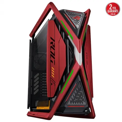 ASUS GR701 ROG HYPERION EVA EDITION FANLI ALÜMİNYUM - ÇELİK ALAŞIMLI TEMPERLİ CAM USB 3.2 EATX/ATX/MINI-ATX/MICRO-ATX OYUNCU KASASI