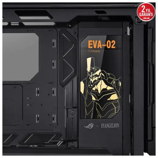ASUS GR701 ROG HYPERION EVA EDITION FANLI ALÜMİNYUM - ÇELİK ALAŞIMLI TEMPERLİ CAM USB 3.2 EATX/ATX/MINI-ATX/MICRO-ATX OYUNCU KASASI