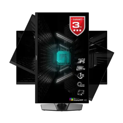 MSI 27 G274QPF E2 2560x1440 (WQHD) 16:9 FLAT RAPID IPS 180HZ 1MS FREESYNC PIVOT GAMING MONITOR