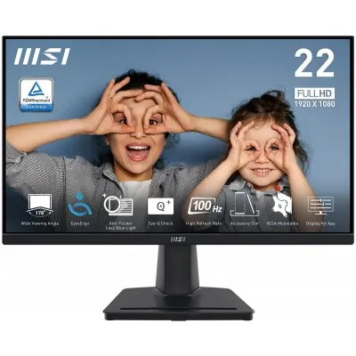 MSI 21.5 PRO MP225 1920x1080 (FHD) 16:9 FLAT IPS 100HZ 1MS ADAPTIVE-SYNC MONITOR