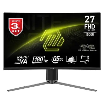 MSI 27 MAG 27C6PF 1920x1080 (FHD) 16:9 CURVE 1500R RAPID VA 180HZ 0.5MS (GTG) GAMING MONITOR