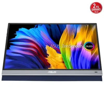 ASUS ZenScreen MQ16AH 15.6 OLED 1920x1080 1ms Mini-HDMI USB-C 3YIL PARLAK EKRAN, EYECARE TAŞINABİLİR USB MONITOR