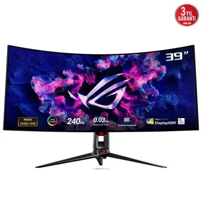 ASUS ROG STRIX PG39WCDM 39 GAMING 3440x1440 0.03ms 240Hz 450cd USB-C VESA 3YIL ELMB USB-C Monitör