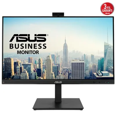 ASUS BE279QSK 27 IPS WEBCAM 1920x1080 5ms 250cd DP HDMI VGA USB Hoparlör VESA 3YIL ÇERÇEVESİZ,FLICKER-FREE,DUSUK MAVI ISIK,PİVOT, VIDEO KONFERANS MONITÖR