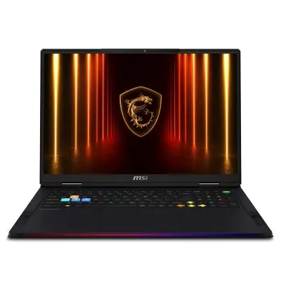 MSI NB RAIDER 18 HX AI A2XWJG-215TR ULTRA 9 285HX 64GB DDR5 RTX5090 GDDR7 24GB 4TB SSD 18.0 UHD+ MINILED 120Hz W11
