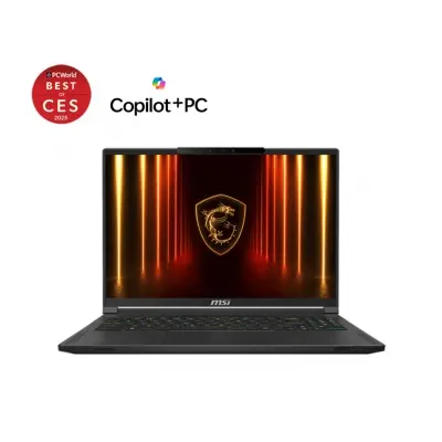 MSI NB STEALTH A16 AI+ A3XWHG-062TR R9 AI HX 370 32GB LPDDR5X RTX5070TI GDDR7 12GB 2TB SSD 16.0 QHD+ OLED 240Hz W11HOME