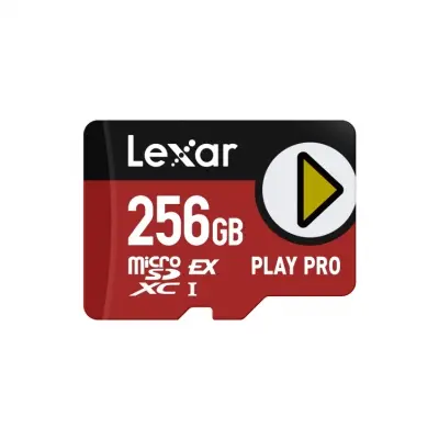 LEXAR 256GB LMSXPS0256G-BNNNG MICROSD PLAY MICROSDXC UHS-I CARDS UP TO 900MB/S READ 600MB/S WRITE C10 U3 AND UP TO 104MB/S WITH UHS-I HOST