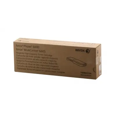 Xerox 106R02234 Phaser 6600-6605 Yüksek Kapasite Magenta Kırmızı Toner 