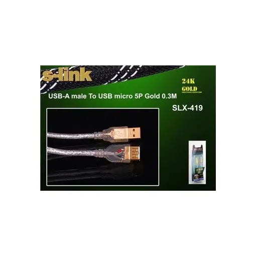 S-link SLX-419 0.30mt Micro 5p Kamera Kablosu