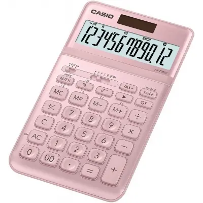 Casio JW-200SC-PK 12 Hane Pembe Masa Üstü Hesap Makinesi