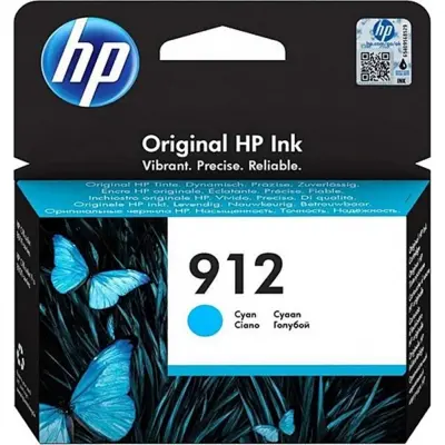 HP 912 Cyan Mavi Kartuş 3YL77A 