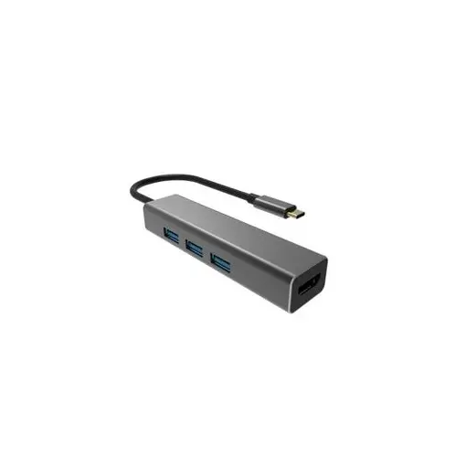 Vcom DH318 Type-C To Usb 3.0-3 Hdmi Çevirici