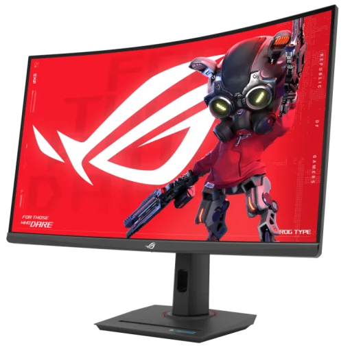 ASUS ROG STRIX XG32WCMS 32 FAST VA 2560x1440 1MS 280HZ 350CD DP HDMI USB VESA 3YIL ELMB SYNC HDR PD 15W YUKSEKLIK AYARLI MONITOR
