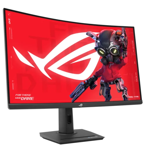 ASUS ROG STRIX XG32WCMS 32 FAST VA 2560x1440 1MS 280HZ 350CD DP HDMI USB VESA 3YIL ELMB SYNC HDR PD 15W YUKSEKLIK AYARLI MONITOR