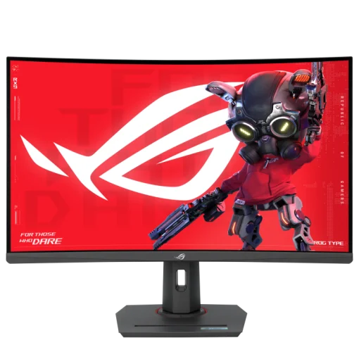 ASUS ROG STRIX XG32WCMS 32 FAST VA 2560x1440 1MS 280HZ 350CD DP HDMI USB VESA 3YIL ELMB SYNC HDR PD 15W YUKSEKLIK AYARLI MONITOR