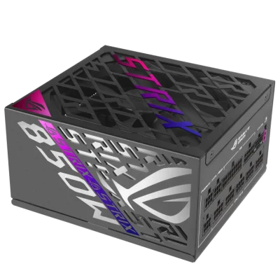 ASUS ROG-STRIX-850P TAM MODÜLER GÜÇ KAYNAĞI, 80 PLUS PLATİNUM SERTİFİKALI, ATX 3.1, GaN MOSFET, AKILLICA VOLTAJ DÜZENLEYİCİ, 10 YIL GARANTİ